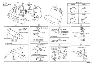 Front Assist Grip Sub-Assembly 74610-26010 for Toyota HIACE