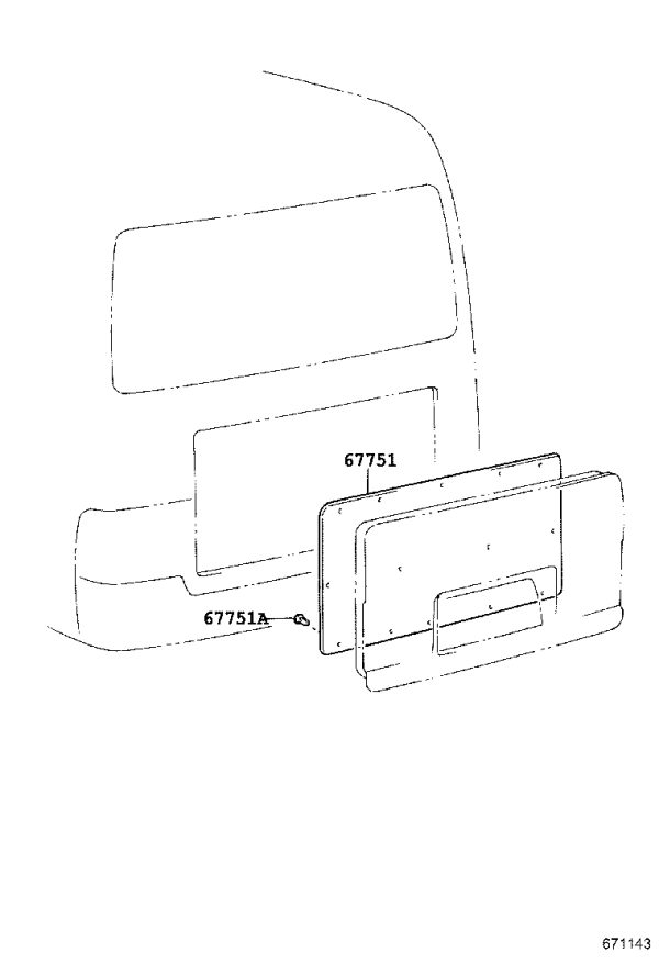 Snap Fastener 90467-07054 for Toyota Coaster