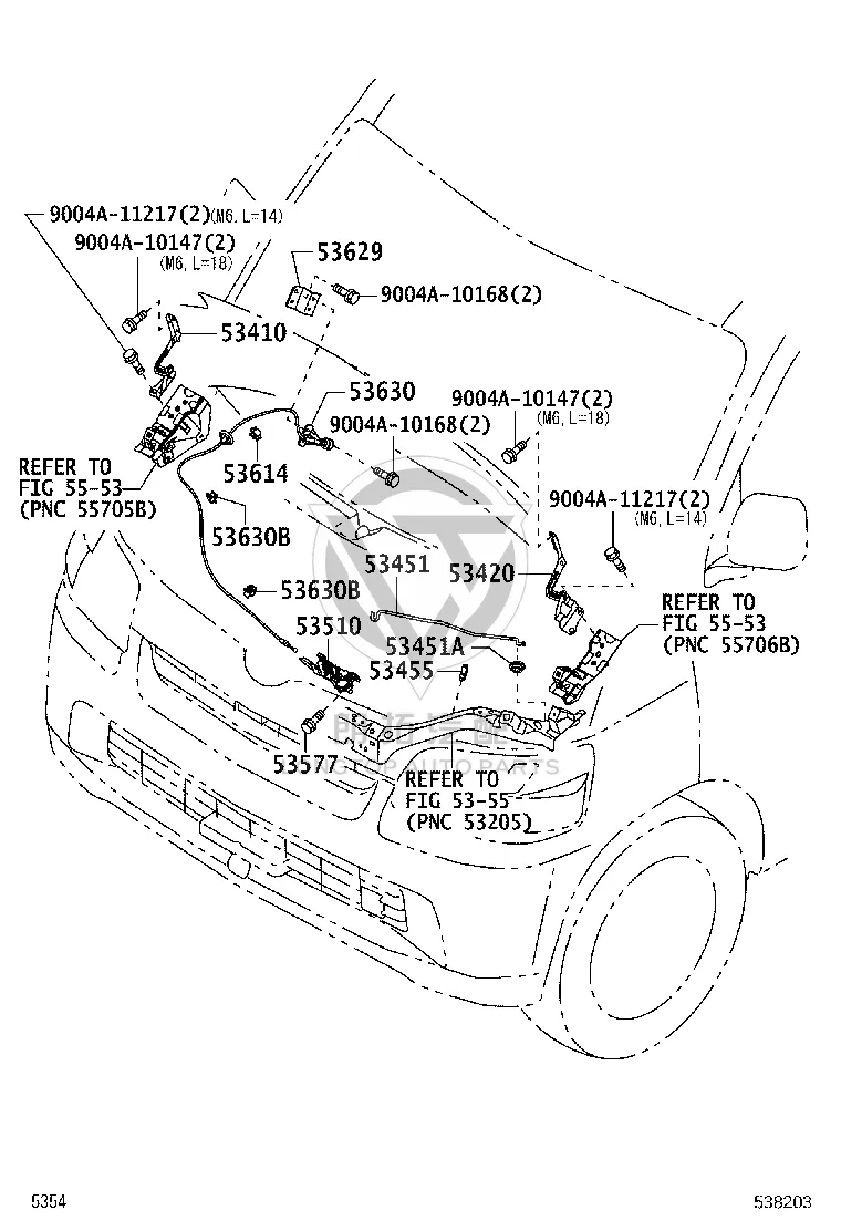 Snap Fastener 90467-08043 for Toyota 4RUNNER