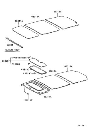 Snap fastener 90467-08047 for Toyota Model-F