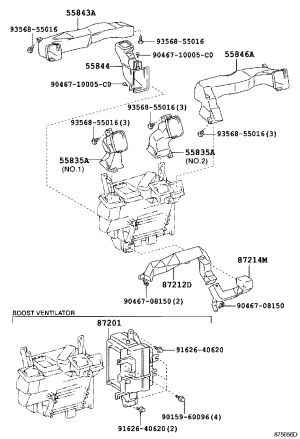 Snap Fastener 90467-08150 for Toyota DYNA