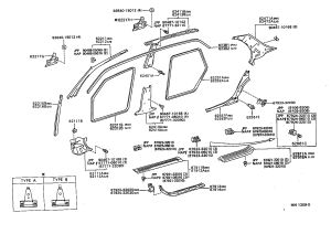 Retainer Clip 90467-08161 for Toyota Camry