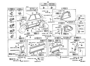 Clip 90467-10103 for Toyota Celsior & LS400