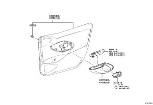 Rear Door Anti-Wear Plate Clip 90467-09206 for Toyota 4RUNNER