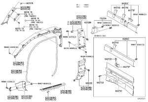 Snap Fastener 90467-10168 for Toyota CORONA