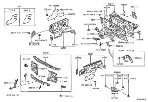 Clip 90467-10189 for Toyota 4RUNNER, Land Cruiser 100 & Land Cruiser 90