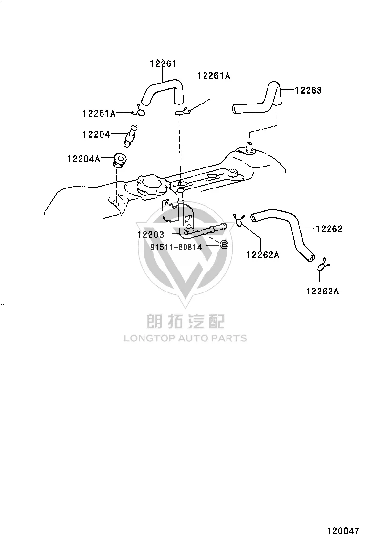 Snap Fastener 90467-16038 for Toyota Land Cruiser