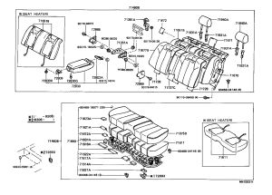 Pad, Front Seat Cushion Silencer 90468-04146 for Toyota Land Cruiser & Celsior