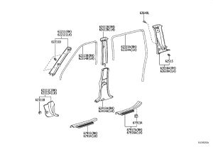 Snap Fastener 90468-05112 for Toyota Coaster