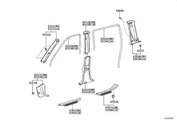 Snap Fastener 90468-05112 for Toyota Coaster