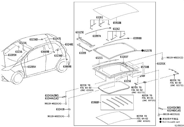 Hose clamp 90469-15002 for Toyota Camry