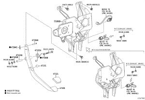 Brake Pedal Return Spring 90508-35322 for Toyota Coaster