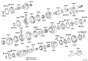 Shaft Snap Ring 90520-33021 for Toyota DYNA