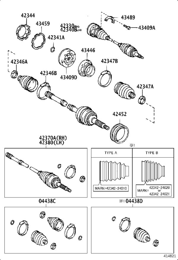 Retaining Ring 90520-27052 for Toyota ARISTO