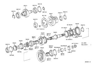 Shaft Snap Ring 90520-47005 for Toyota Land Cruiser