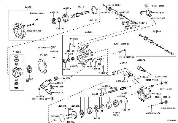 Ring (for vane pump flow control valve) 90562-09005 for Toyota Land Cruiser