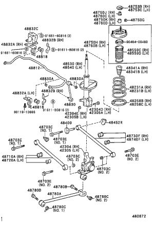 Bolt 90901-19002 for Toyota CALDINA