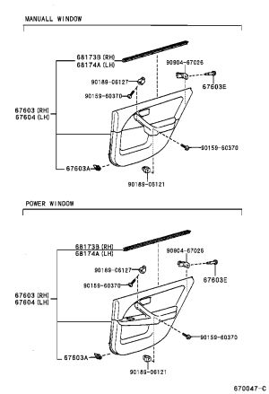 Snap Fastener 90904-67026 for Toyota 4RUNNER