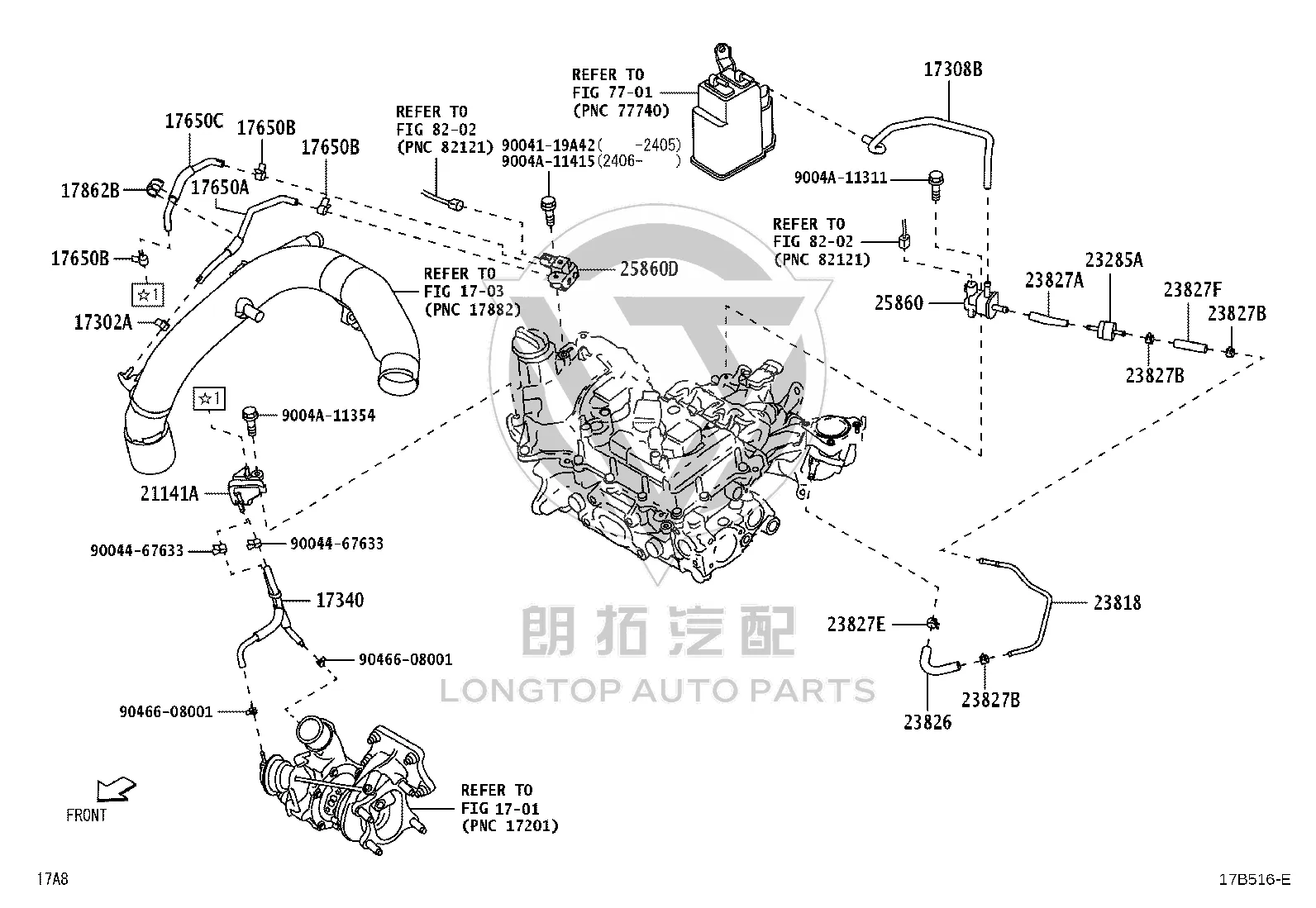 Vacuum Switching Valve 90910-12280 for Toyota Coaster