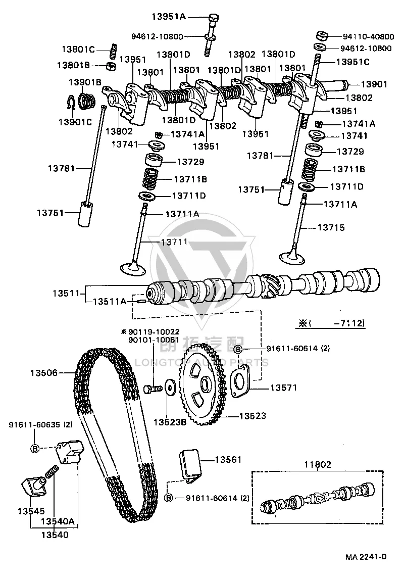 Valve Spring Retainer Lock 90913-03005 for Toyota Celica
