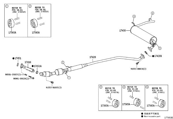 Exhaust Pipe Joint Gasket 90917-06039 for Toyota CELICA