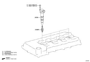Spark Plug 90919-01287 for Toyota Fortuner