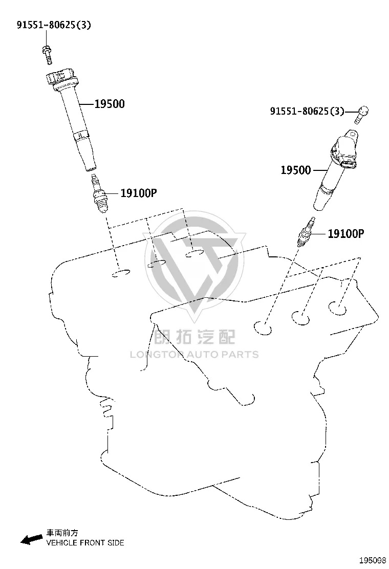 Spark Plug 90919-01295 for Toyota LEXUS GX550