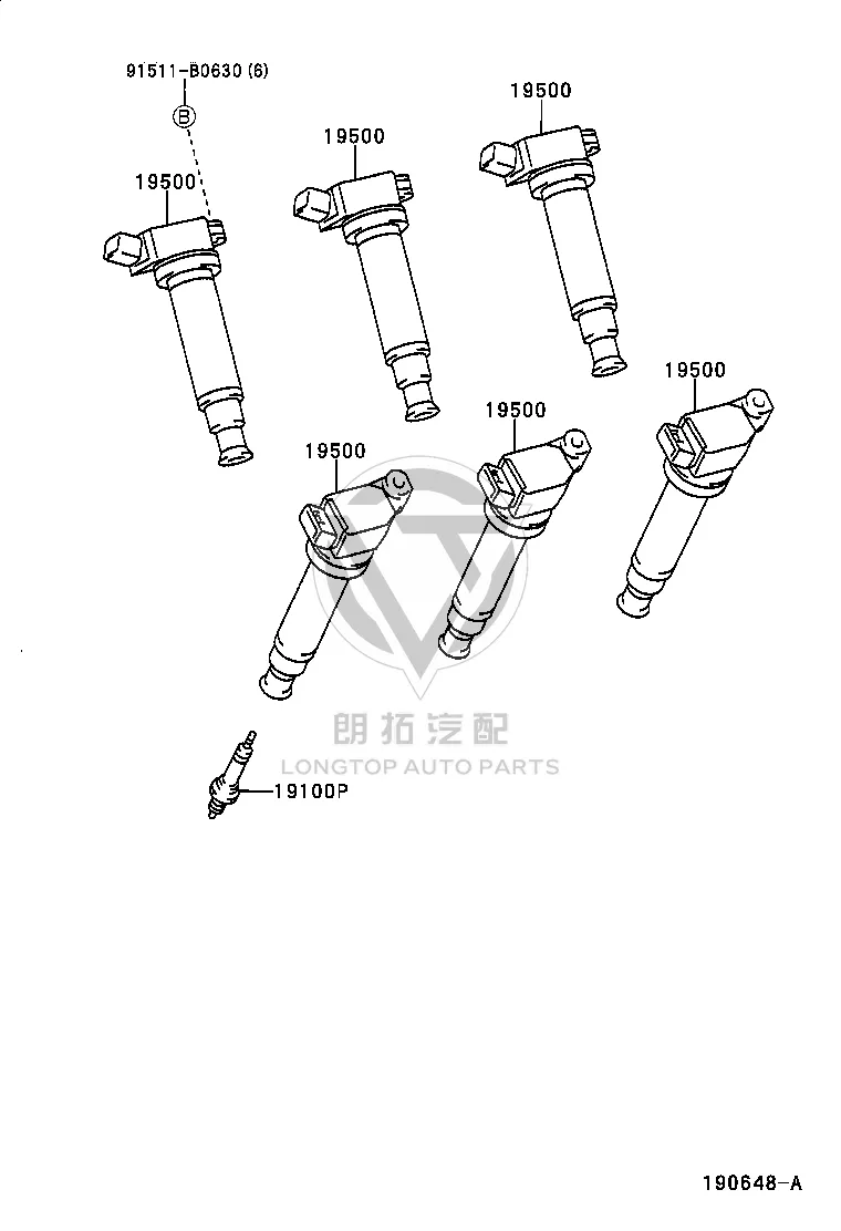 Ignition Coil 90919-02234 for Toyota Alphard