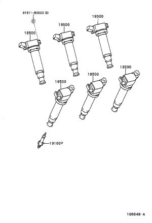 Ignition Coil 90919-02234 for Toyota Alphard