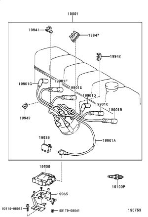 Branch Live Wire 90919-21546 for Toyota Land Cruiser