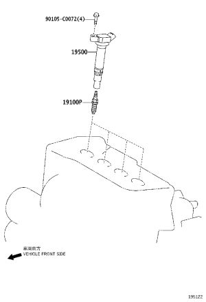 Spark Plug 90919-C1006 for Toyota Camry
