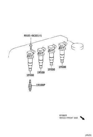 Spark Plug 90919-T1014 for Toyota E’Z