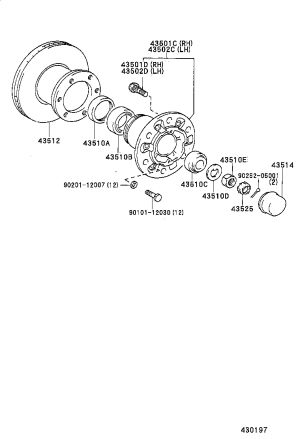Cotter Pin 90252-05001 for Toyota Dyna 150, Dyna 200 & DYNA200
