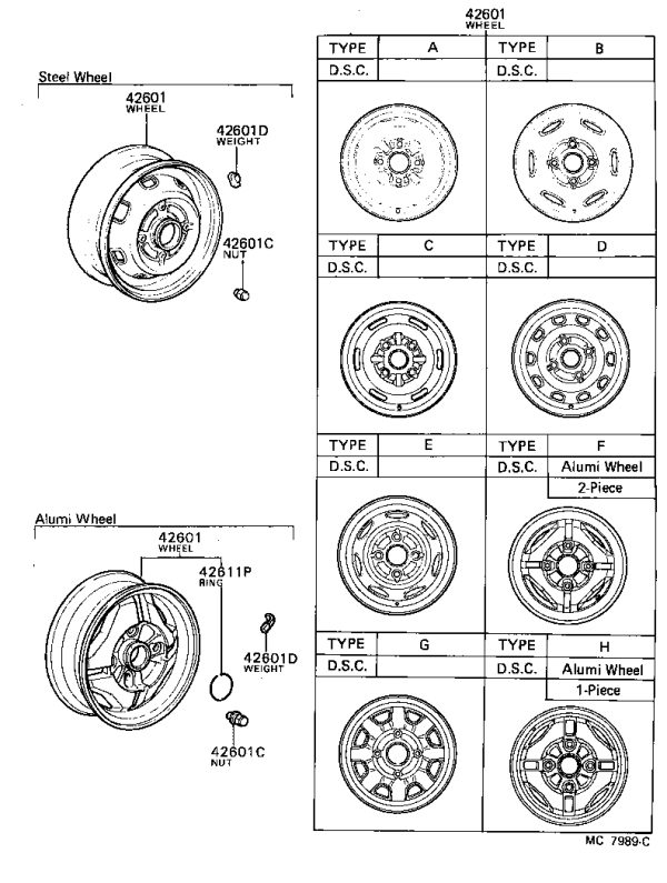 Wheel Balance Weight 90942-03102 for Toyota Celica
