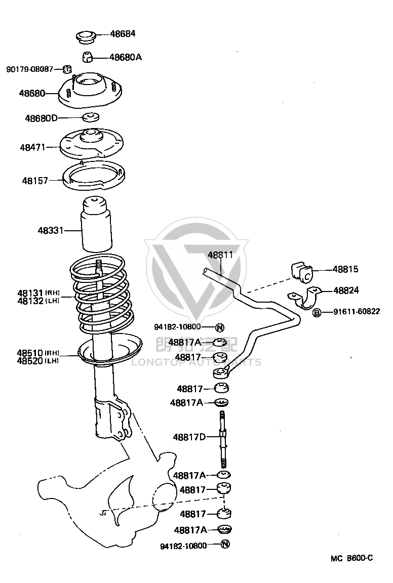 Suspension Gasket Washer 90948-02032 for Toyota CELICA
