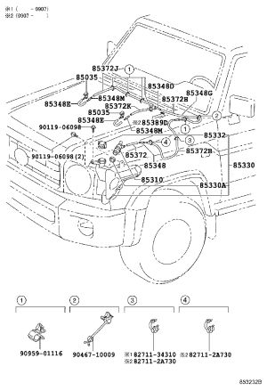 Clamp 90959-01116 for Toyota Coaster, MR2 & Qualis