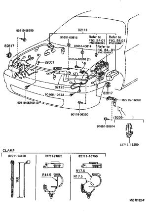 Connecting Cable No. 2 90980-07109 for Toyota CORONA