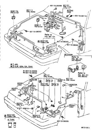 Connecting Cable No. 1 90980-07228 for Toyota CORONA