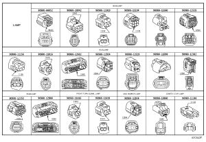Wire Harness Connector 90980-11148 for Toyota 4RUNNER