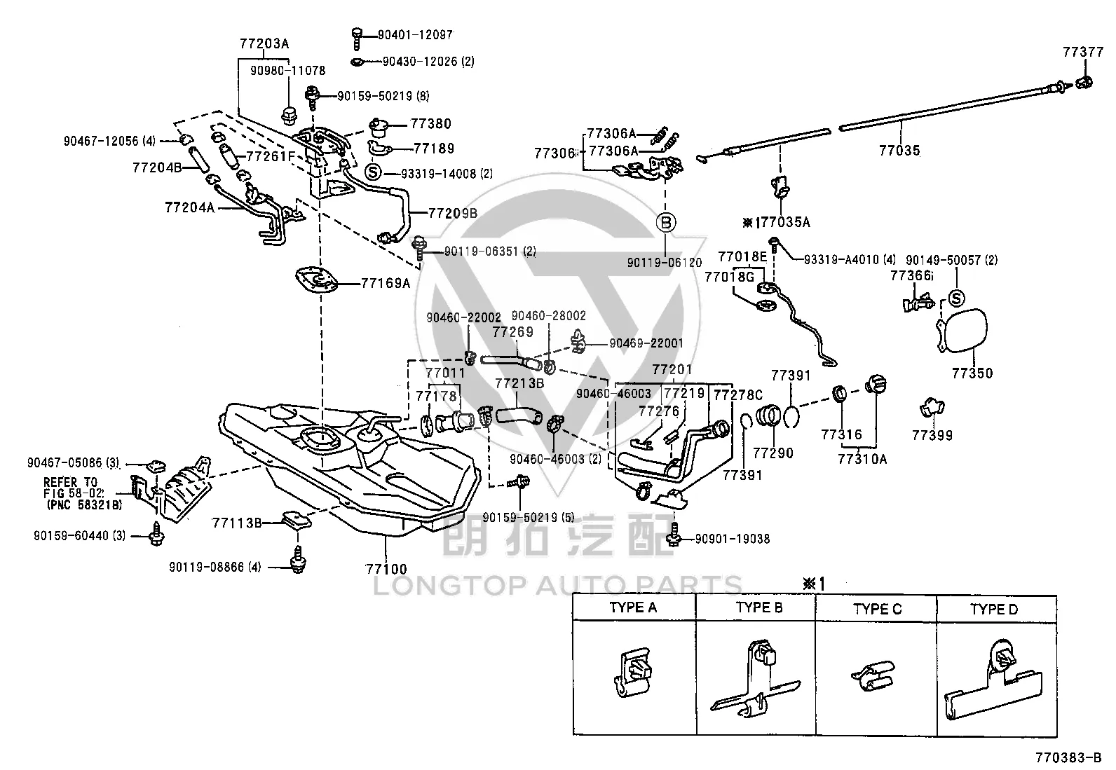 Wire Harness Connector 90980-11078 for Toyota 4RUNNER