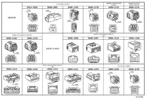 Housing Connector F 90980-12410 for Toyota RAV4