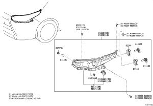 Front Fog Light Bulb 90981-13075 for Toyota 4RUNNER