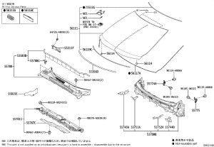 Rear Windshield Weatherstrip 90998-91004 for Toyota Avalon