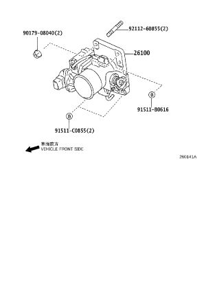 Bolt 91511-B0616 for Toyota 4RUNNER