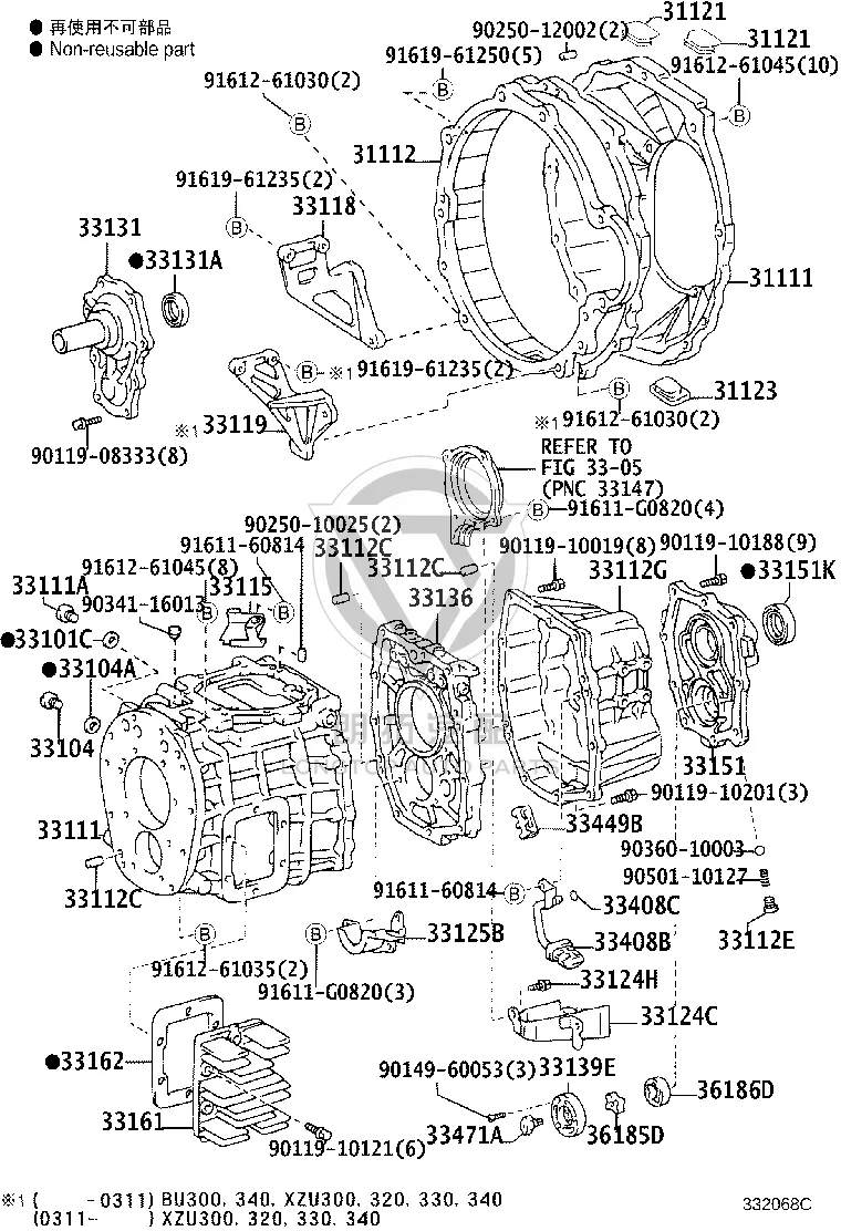 Bolt 91611-60814 for Toyota 4RUNNER