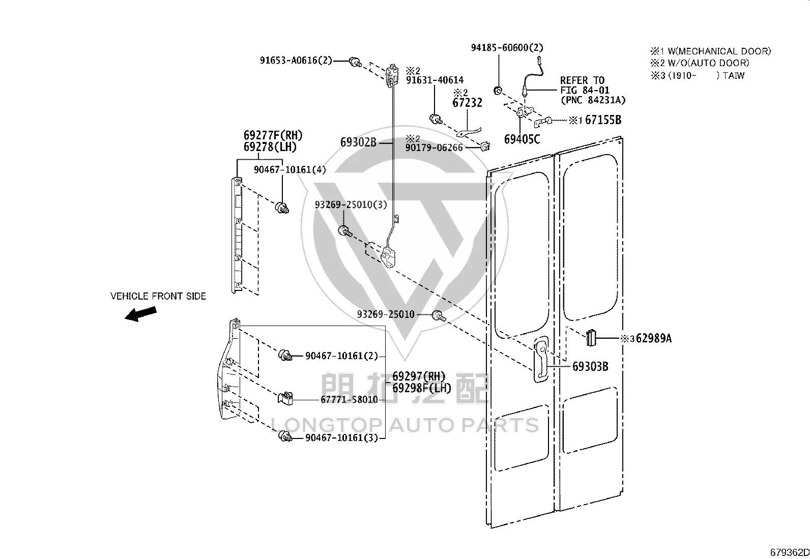 Bolt 91653-A0616 for Toyota Camry