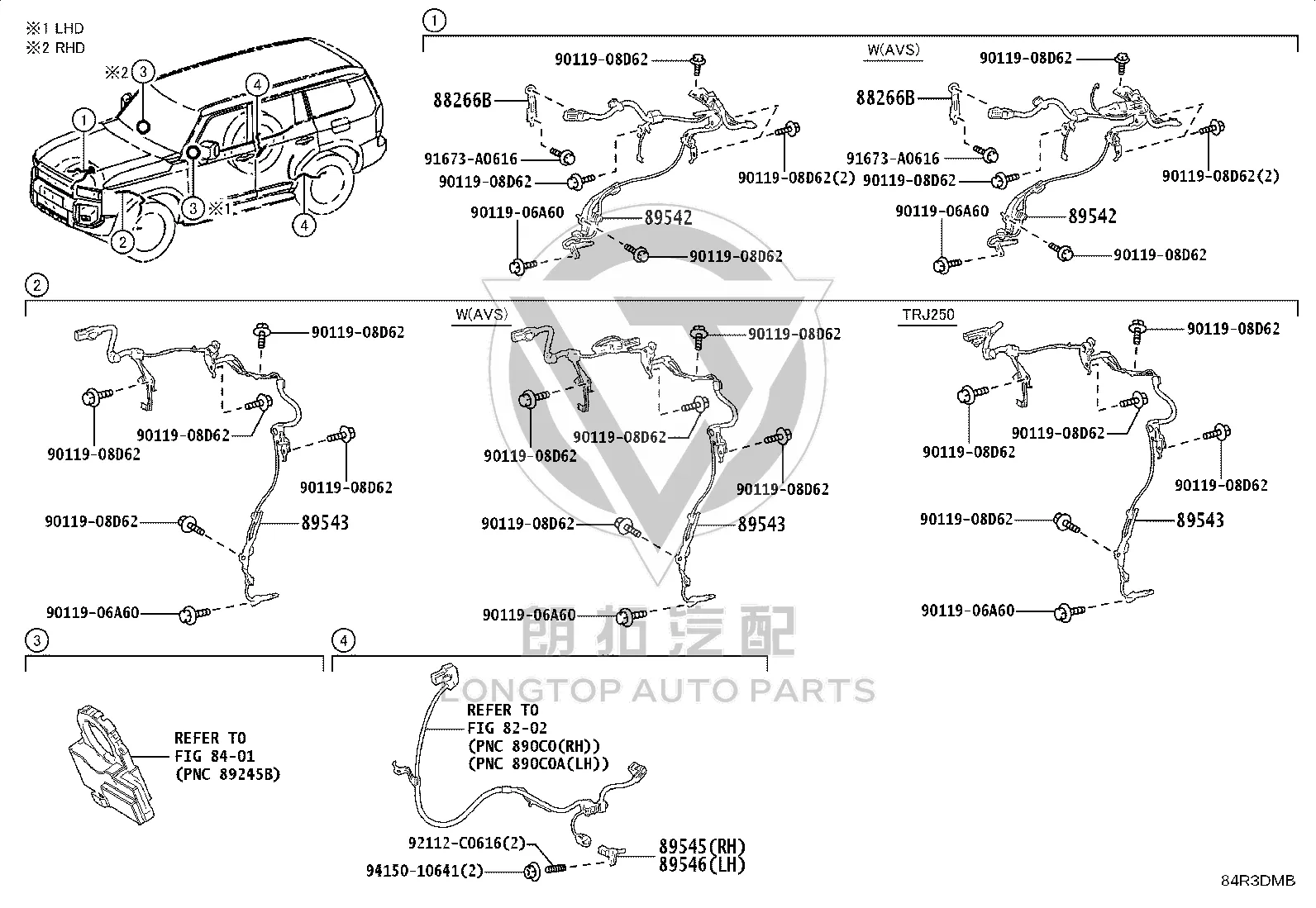 Bolt 92112-C0616 for Toyota 4RUNNER