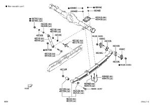 Nut 94188-01201 for Toyota 4RUNNER