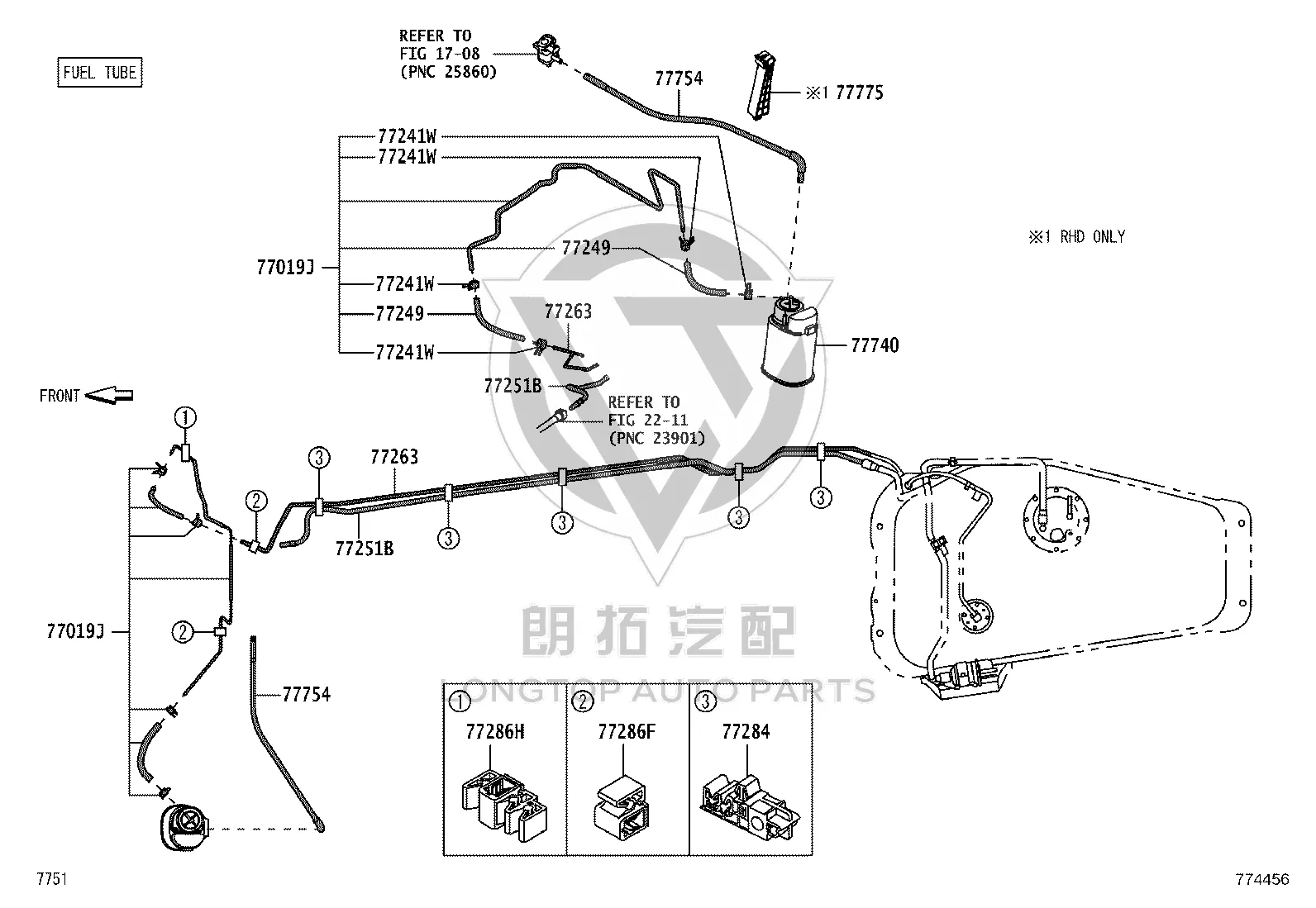 Snap Fastener 96132-41000 for Toyota AGYA