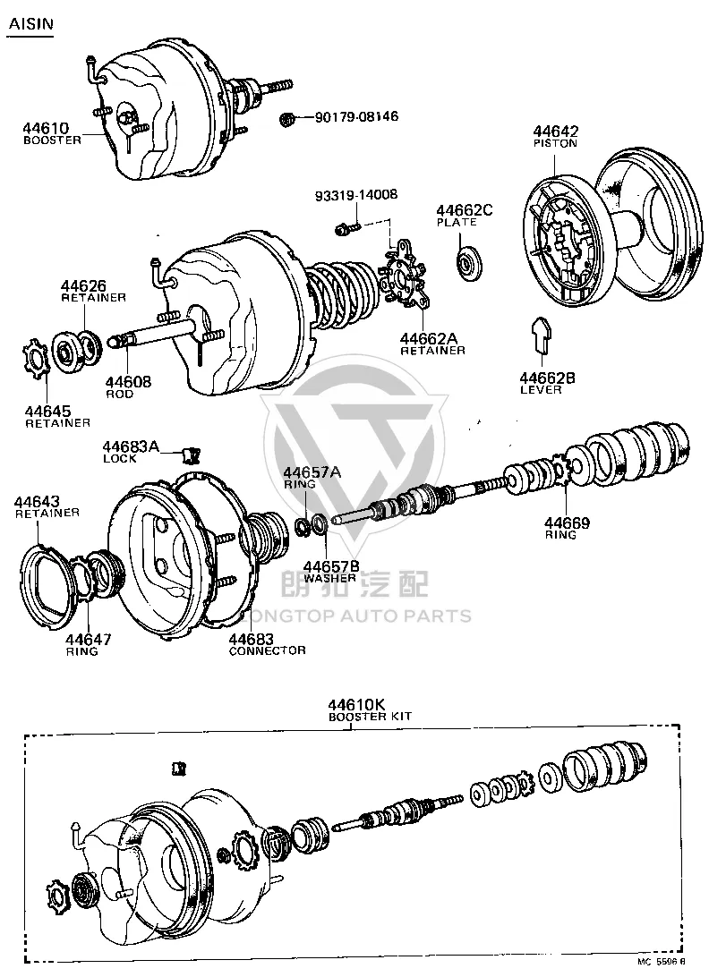 Retaining Ring 96150-01600 for Toyota Blizzard